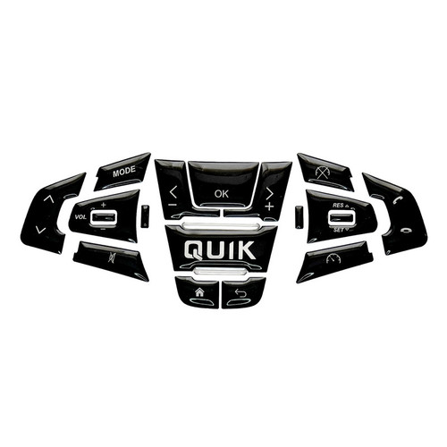 ماکت کلیدهای کروز و مدیا فرمان کرومی کوئیک اس مدل Black402 کد183